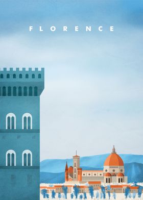Florence Travel Poster