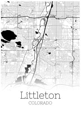 Littleton Colorado Map Poster By RelDesign Displate   2e034a83736b325c54cd40c9a6a6bac7 E53ac3bcfb57b3cd7d87b84ac4e524a5 