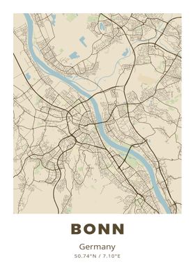 Bonn City Map