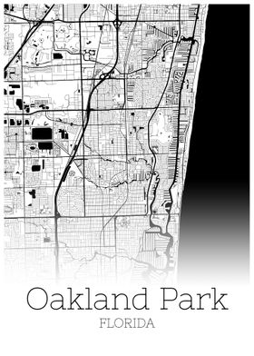 Oakland Park city map