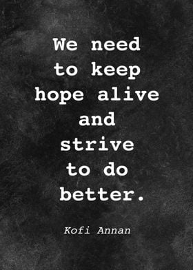 Kofi Annan Quote D004