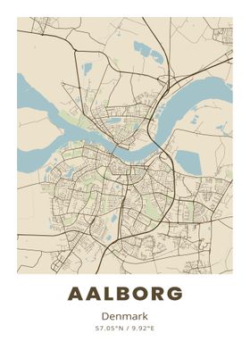 Aalborg City Map