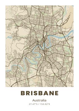Brisbane City Map