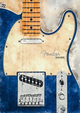 Telecaster Watercolor