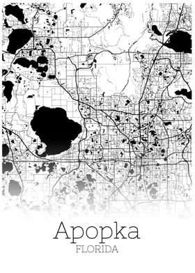 Apopka Florida city map