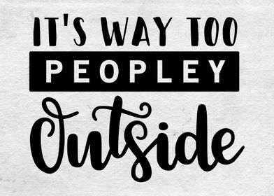 To peoply outside poster