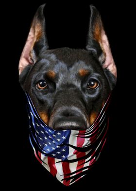 Doberman USA Patriot