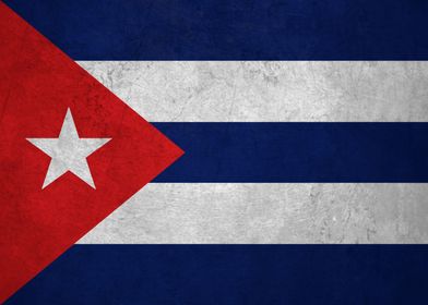 Flag of Cuba on Wall