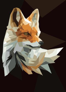 Fox Geometric Art