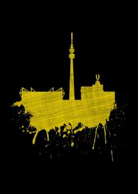 Dortmund Skyline Yellow