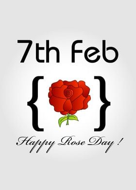 7th Feb rose day