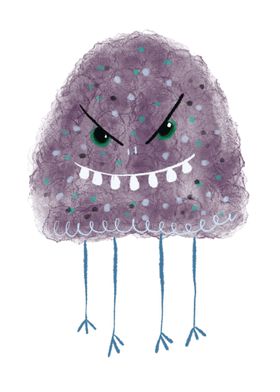 Purple Virus illustration