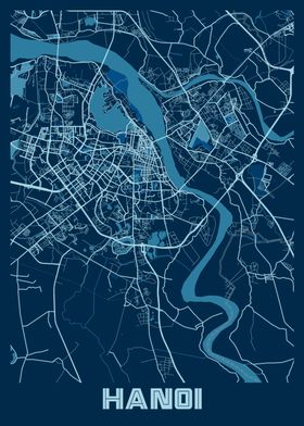 Hanoi Peace City Map