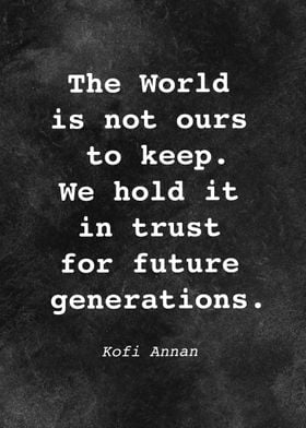 Kofi Annan Quote D021