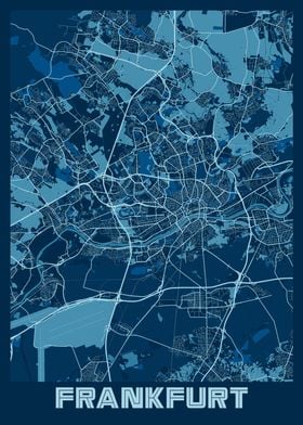 Frankfurt Peace City Map