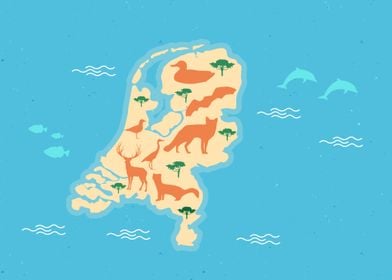 Netherlands Map