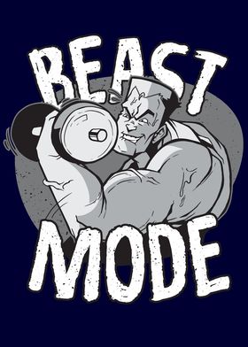 Bodybuilder Beast Mode
