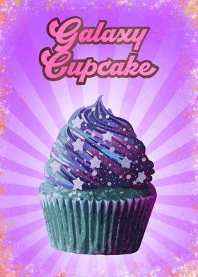 Galaxy Cupcake 