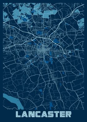 Lancaster Peace City Map