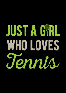 Funny Tennis Girl