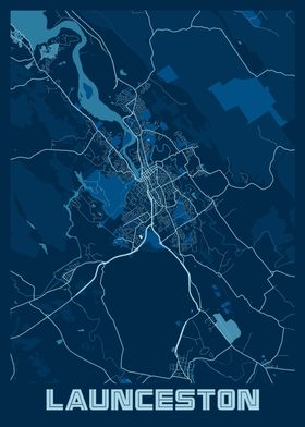 Launceston Peace City Map