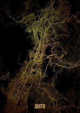 Quito gold map