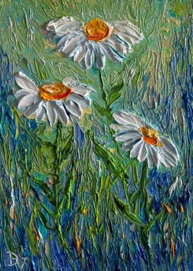 Three daisies