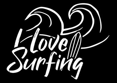 I love Surfing