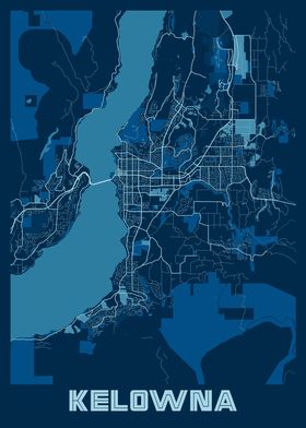 Kelowna Peace City Map