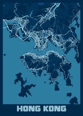 Hong Kong Peace City Map