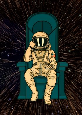 Astronaut Throne Space