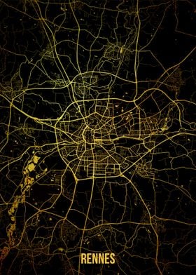 Rennes gold map