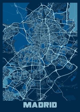 Madrid Peace City Map