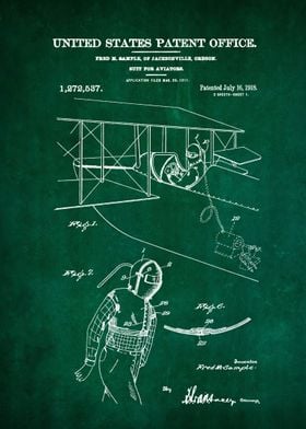 83 Aviator Suit Patent