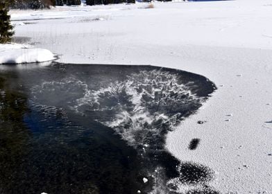 frozen lake