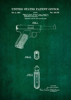 36 Ruger MK 1 Pistol Pate