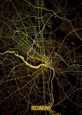 Richmond gold map