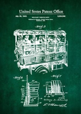 32 Military Truck Patent 