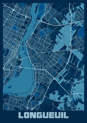 Longueuil Peace City Map