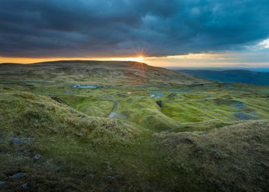 Black Mountain sunset