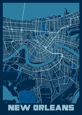 New Orleans Peace City Map