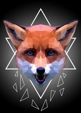 fox low poly 3