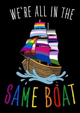 LGBTQIA Ally Boat