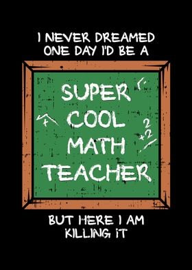 Super Cool Math Teacher