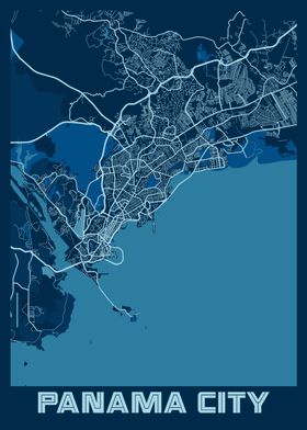 Panama City Peace City Map