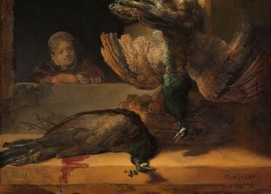 Still Life with Peacocks