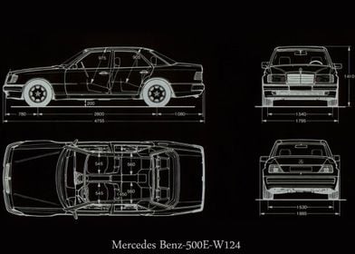 Mercedes Benz 500E W124 