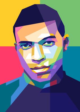 KYLIAN MBAPEE POP ART