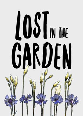 Lost in the Garden Wallart