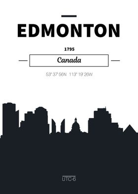 Edmonton canada skyline